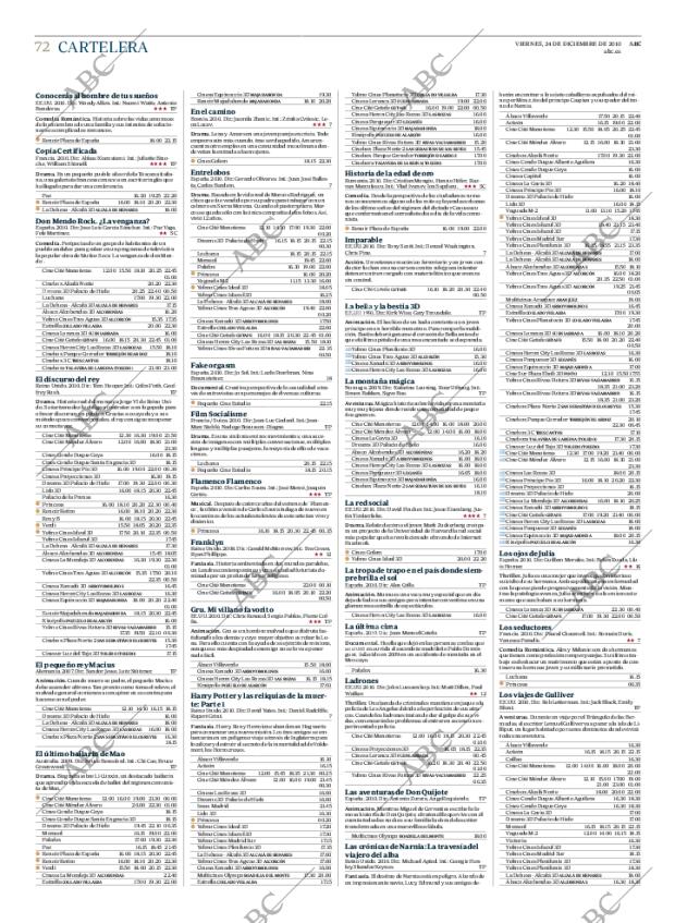 ABC MADRID 24-12-2010 página 72