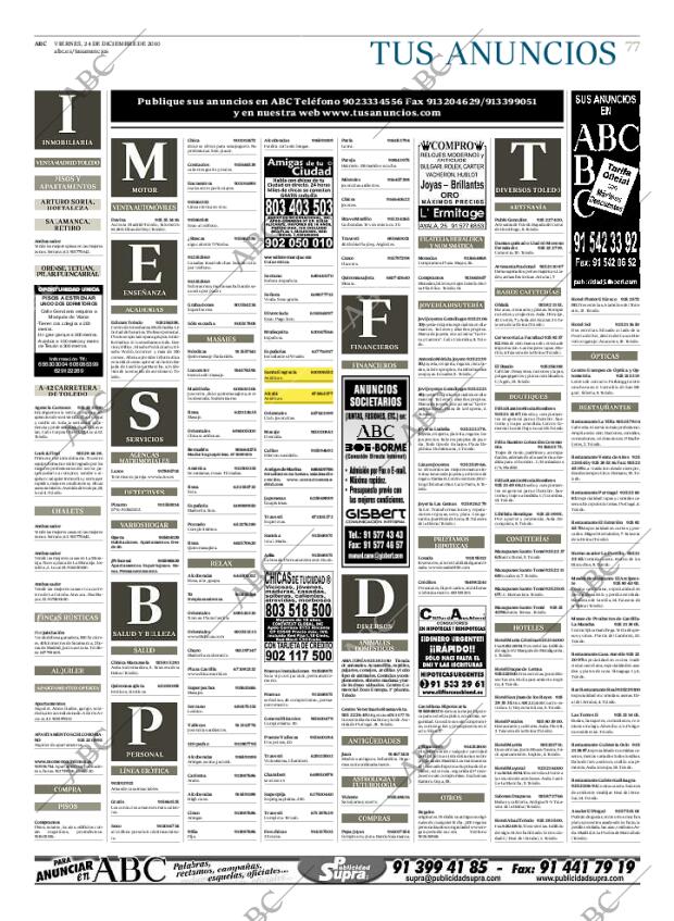 ABC MADRID 24-12-2010 página 77