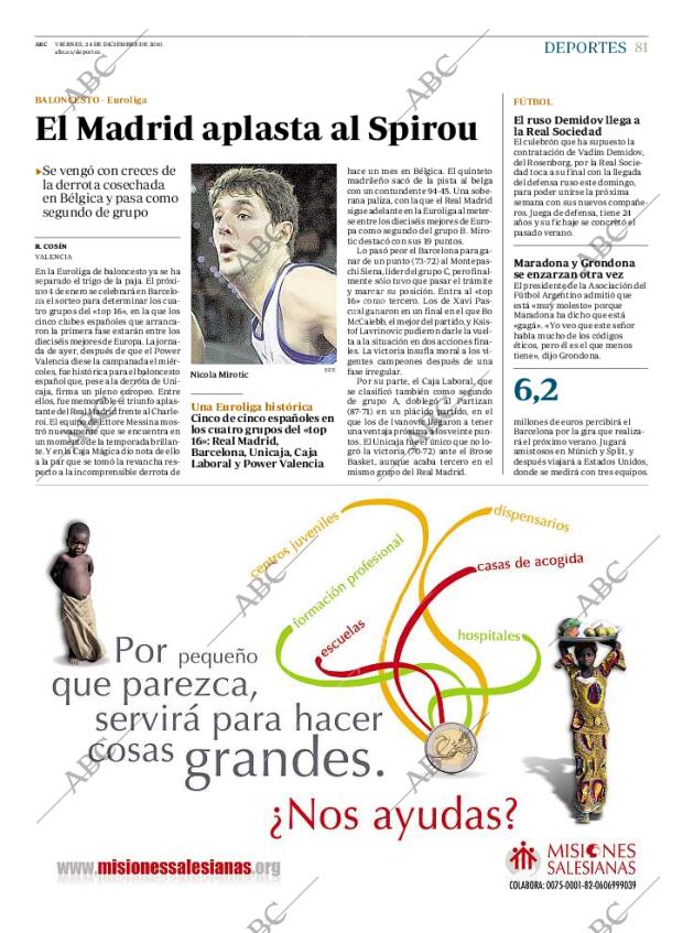 ABC MADRID 24-12-2010 página 81