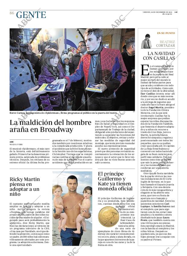 ABC MADRID 24-12-2010 página 86