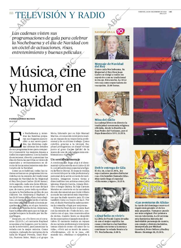 ABC MADRID 24-12-2010 página 88