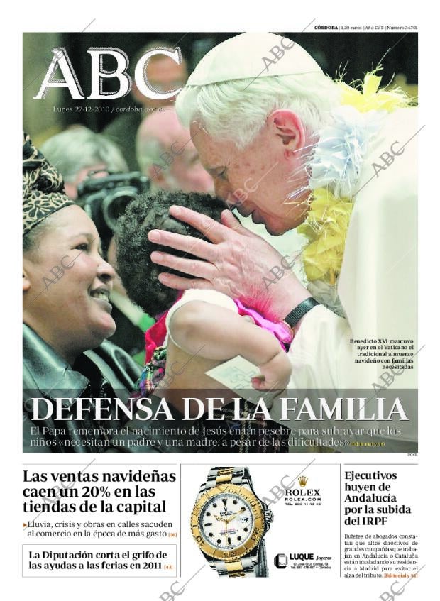 ABC CORDOBA 27-12-2010 página 1