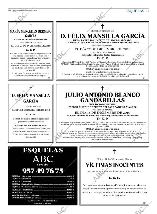 ABC CORDOBA 28-12-2010 página 71