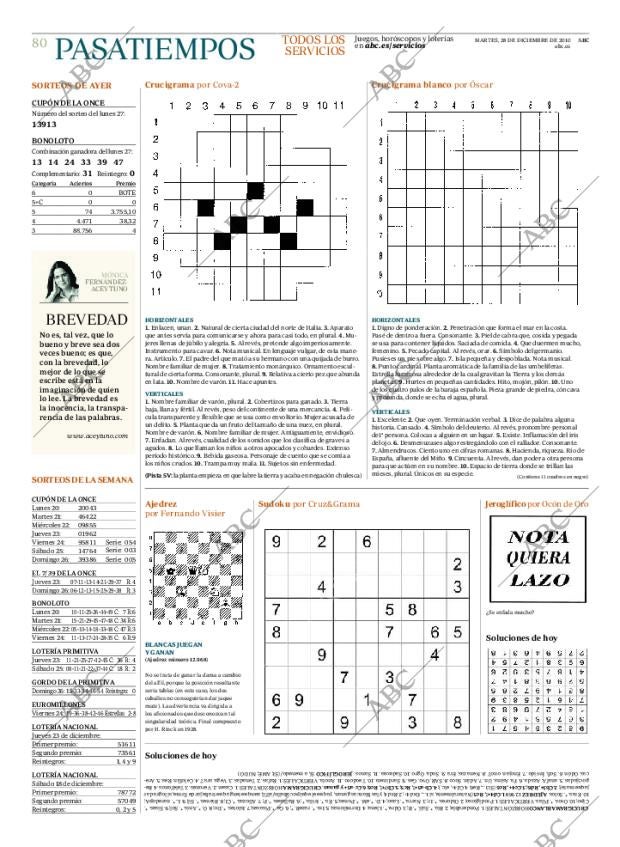 ABC CORDOBA 28-12-2010 página 80