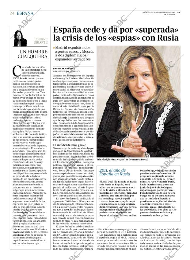 ABC MADRID 29-12-2010 página 24