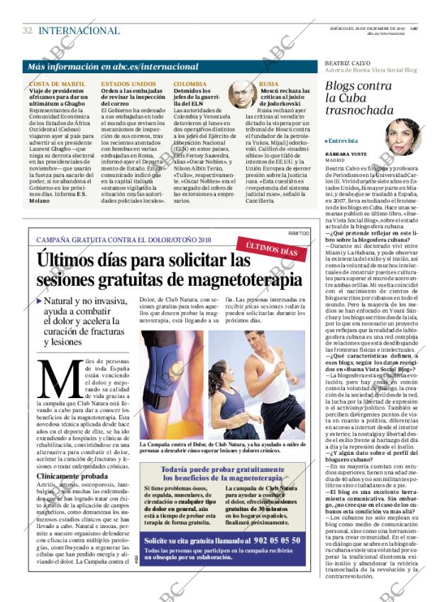 ABC MADRID 29-12-2010 página 32