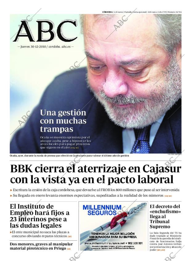 ABC CORDOBA 30-12-2010 página 1