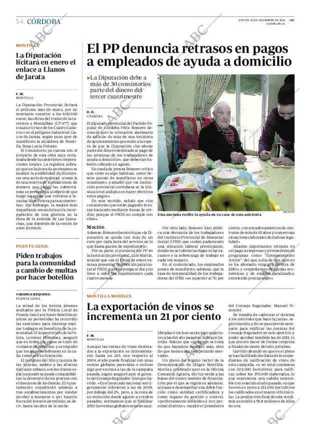 ABC CORDOBA 30-12-2010 página 54