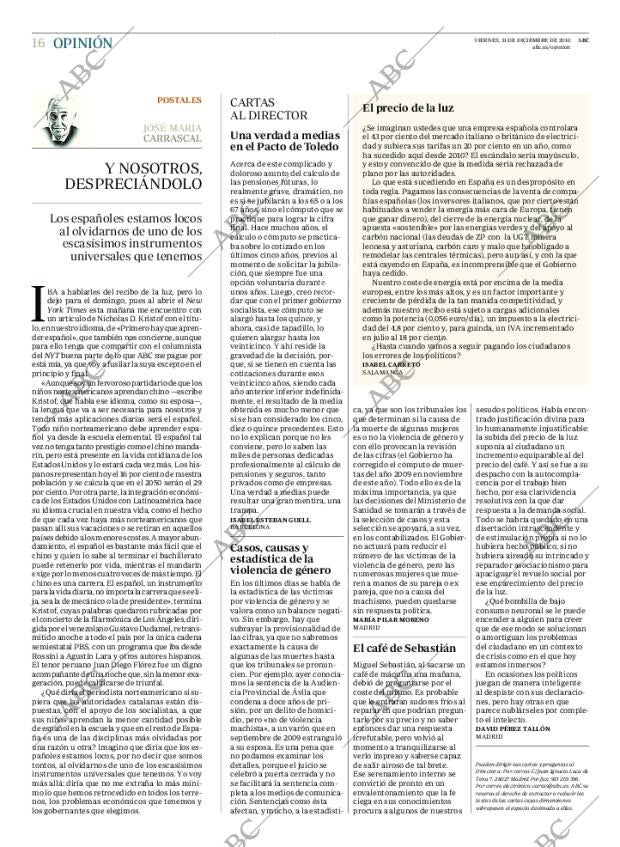 ABC MADRID 31-12-2010 página 16