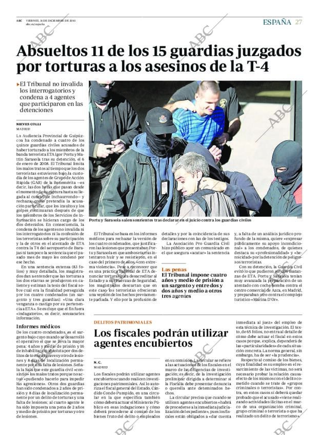 ABC MADRID 31-12-2010 página 27