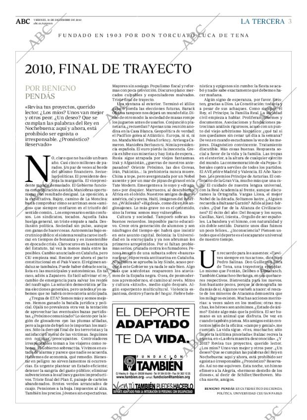 ABC MADRID 31-12-2010 página 3