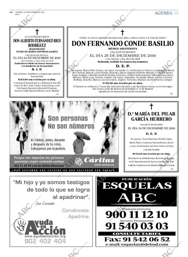 ABC MADRID 31-12-2010 página 61