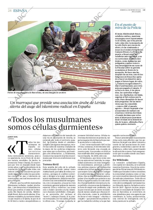 ABC MADRID 02-01-2011 página 28