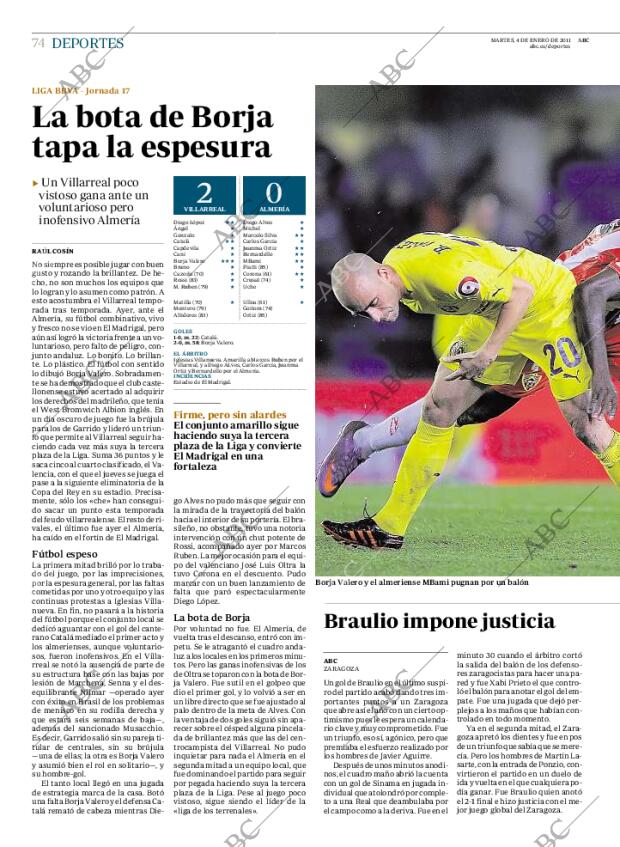 ABC MADRID 04-01-2011 página 74