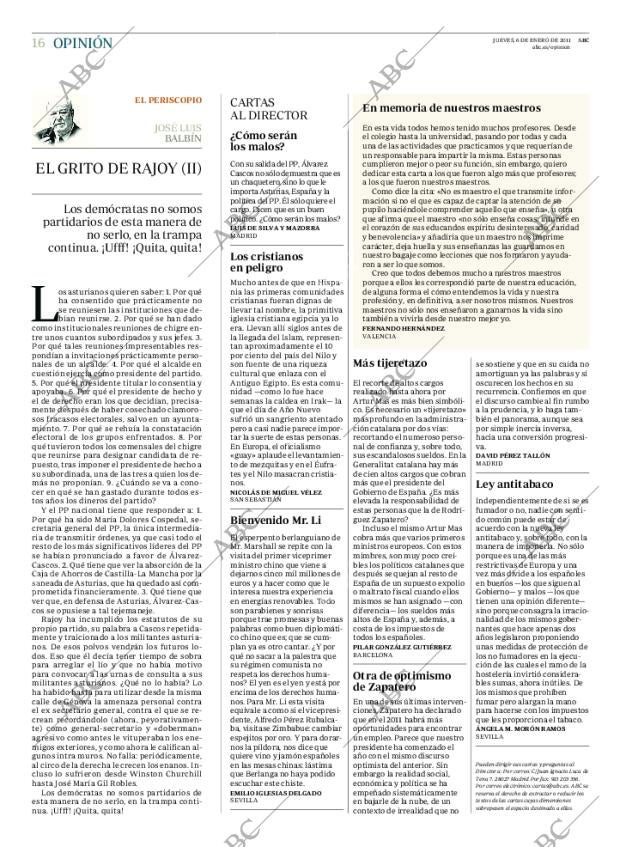 ABC MADRID 06-01-2011 página 16