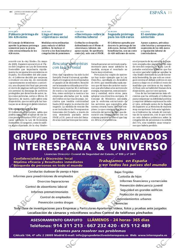 ABC MADRID 06-01-2011 página 19