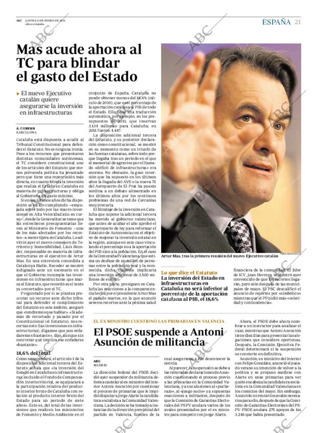 ABC MADRID 06-01-2011 página 21