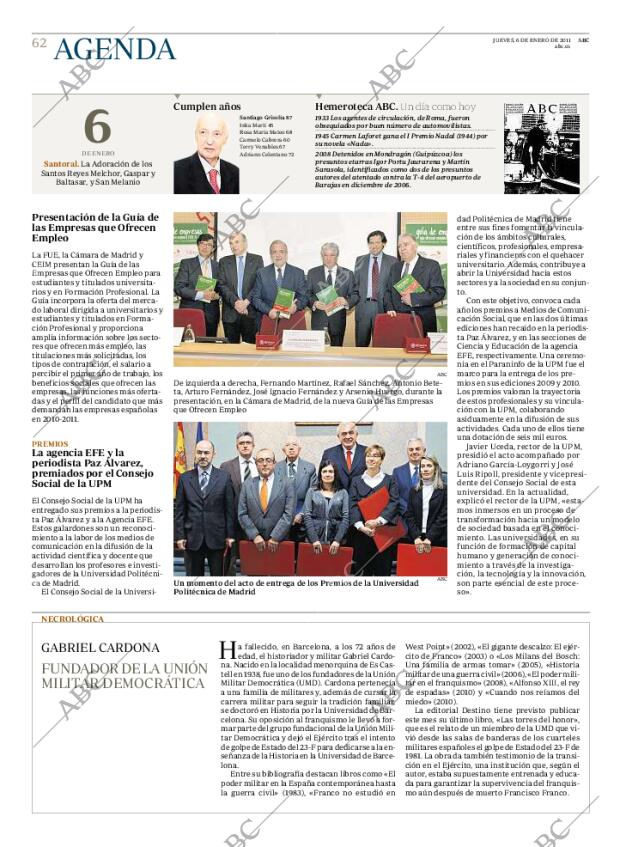 ABC MADRID 06-01-2011 página 62
