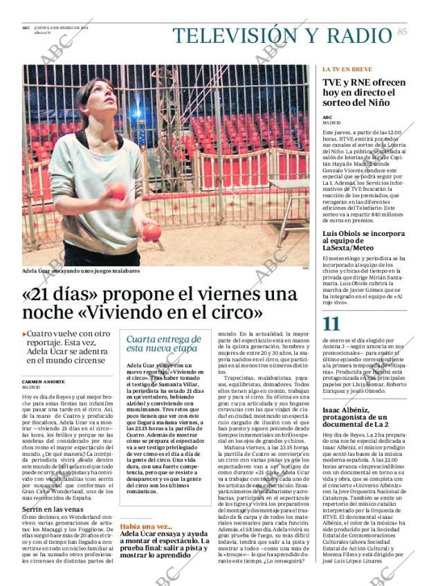 ABC MADRID 06-01-2011 página 85