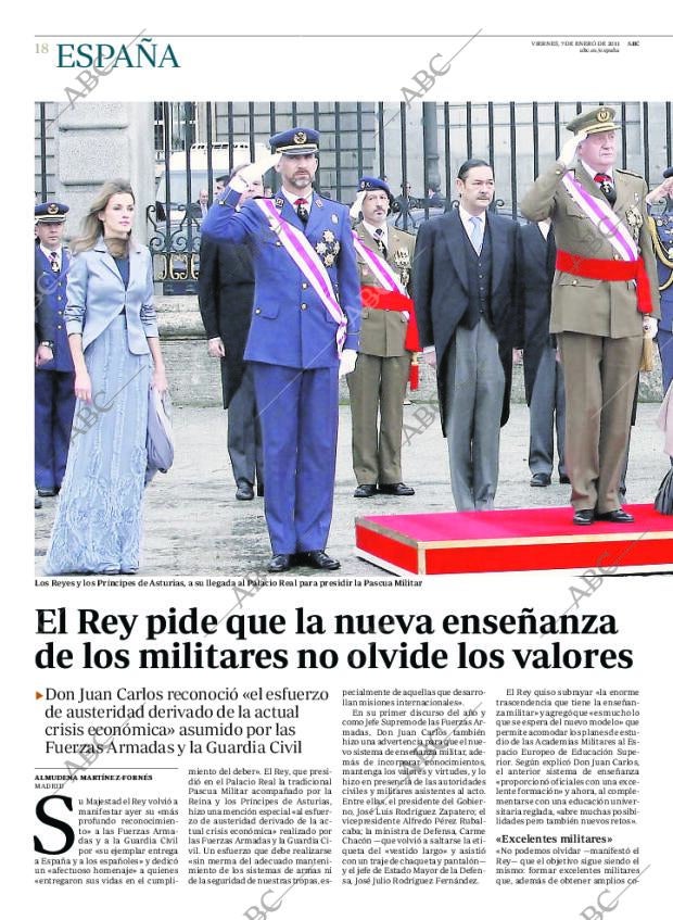 ABC MADRID 07-01-2011 página 18
