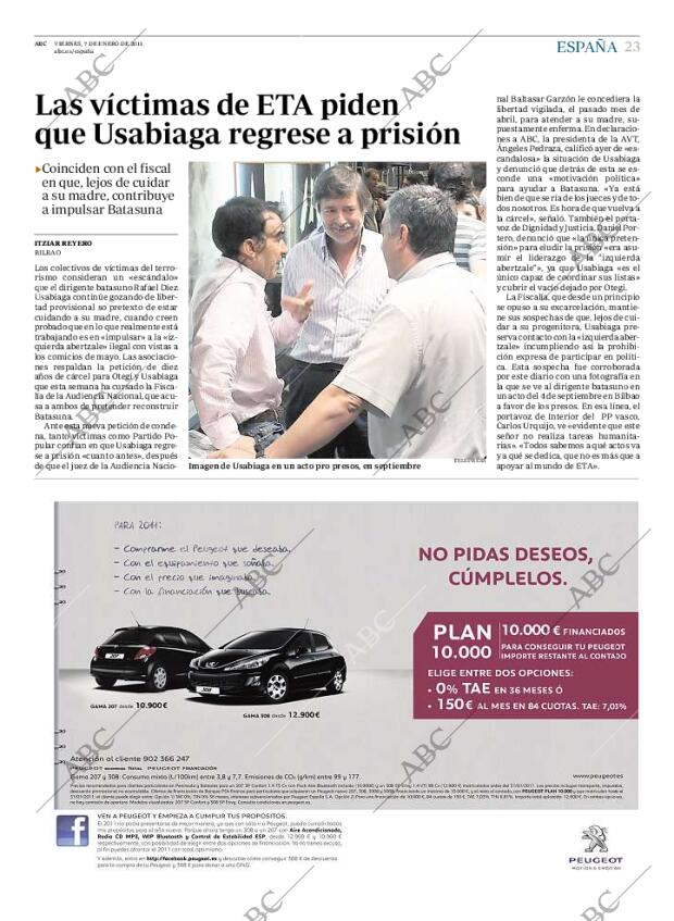 ABC MADRID 07-01-2011 página 23