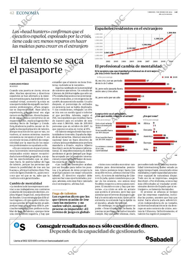 ABC MADRID 07-01-2011 página 42