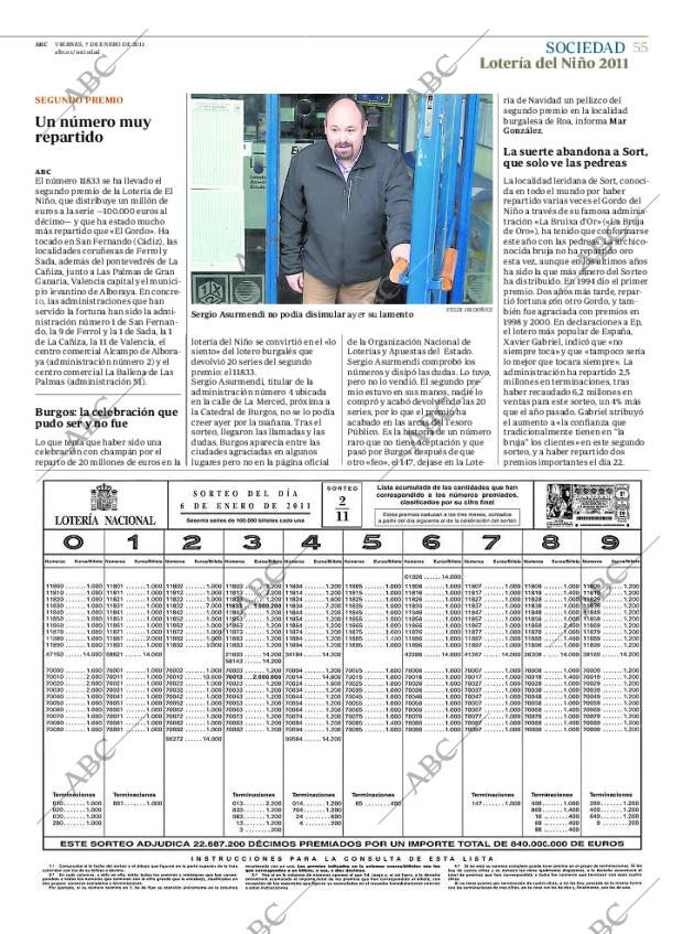 ABC MADRID 07-01-2011 página 55