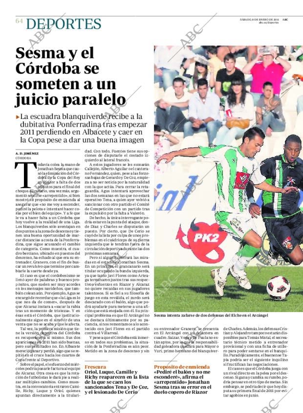 ABC CORDOBA 08-01-2011 página 64