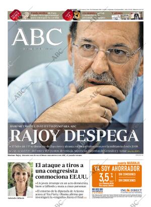 ABC MADRID 09-01-2011 página 1