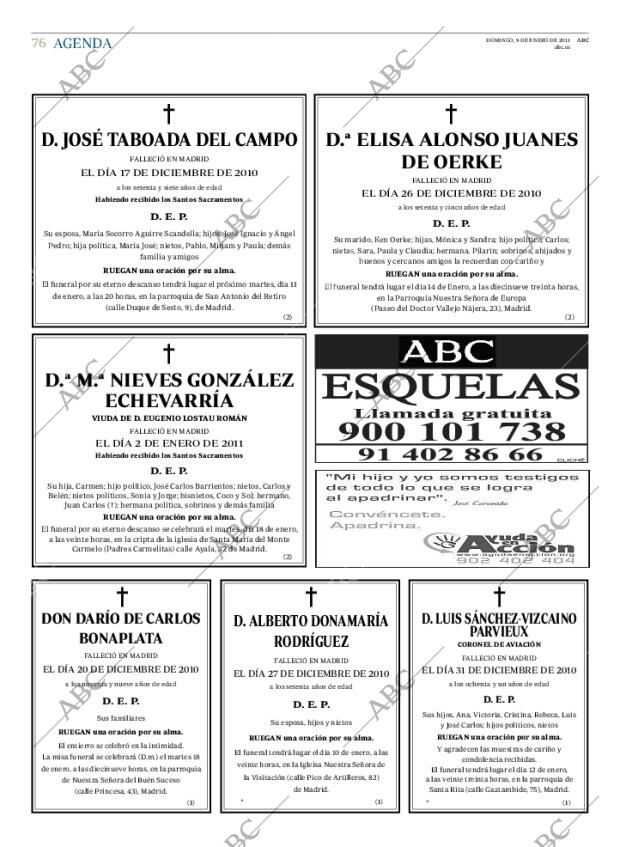 ABC MADRID 09-01-2011 página 76