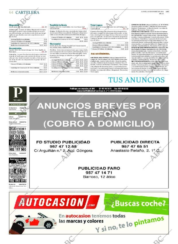 ABC CORDOBA 10-01-2011 página 64