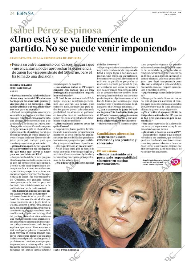 ABC MADRID 10-01-2011 página 24