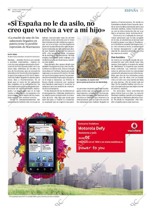 ABC MADRID 10-01-2011 página 25