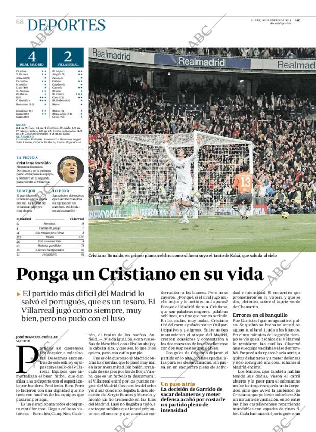 ABC MADRID 10-01-2011 página 68