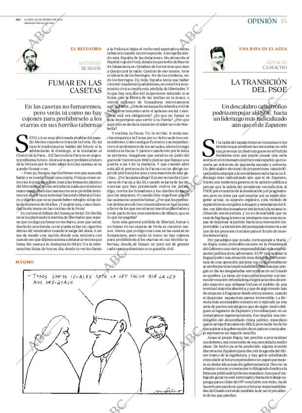 ABC SEVILLA 10-01-2011 página 15
