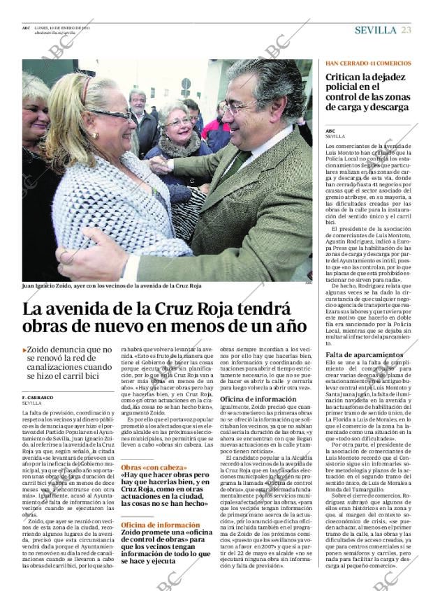ABC SEVILLA 10-01-2011 página 23