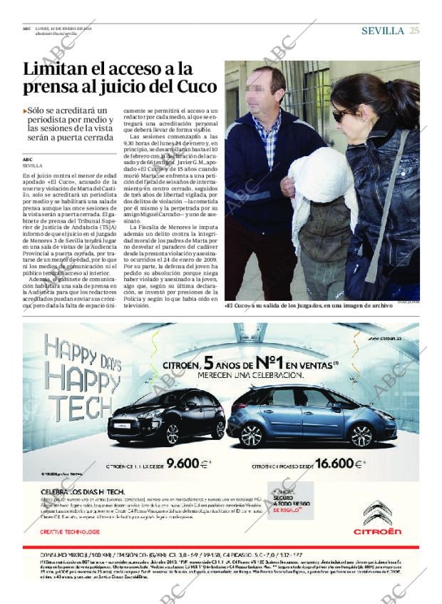 ABC SEVILLA 10-01-2011 página 25