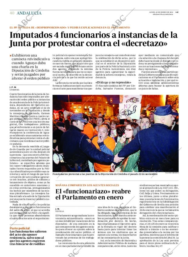 ABC SEVILLA 10-01-2011 página 40