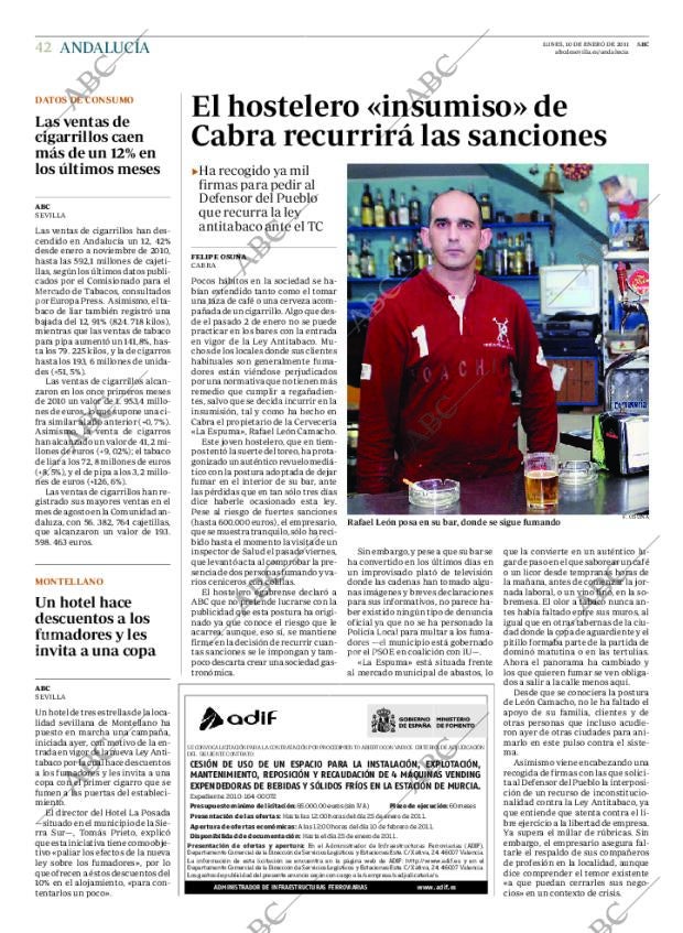 ABC SEVILLA 10-01-2011 página 42