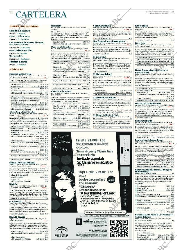 ABC SEVILLA 10-01-2011 página 74