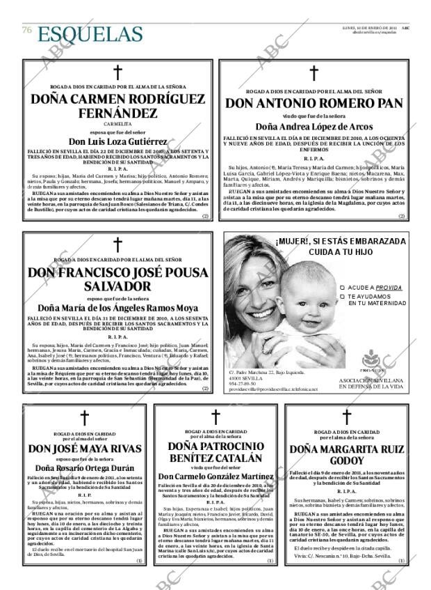 ABC SEVILLA 10-01-2011 página 76