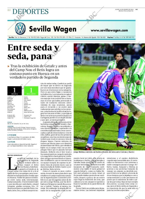 ABC SEVILLA 10-01-2011 página 80