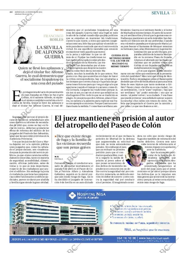 ABC SEVILLA 12-01-2011 página 23