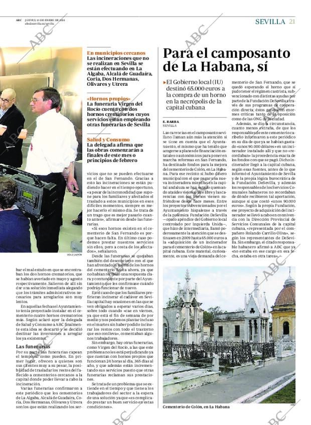 ABC SEVILLA 13-01-2011 página 21