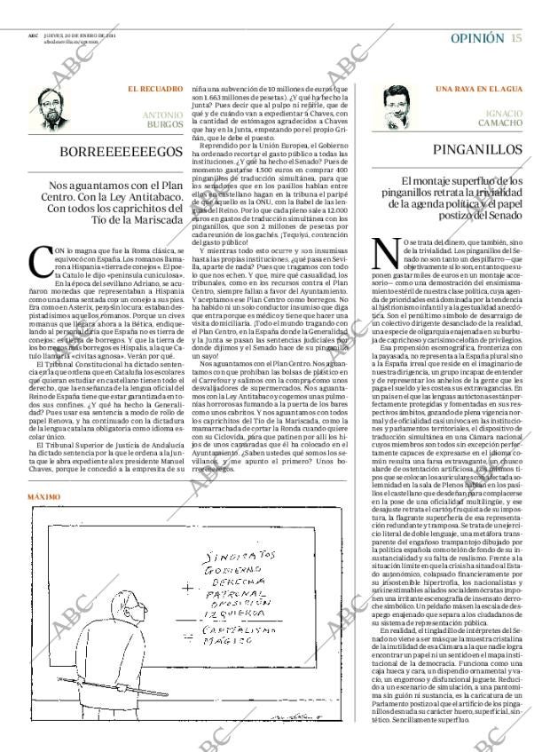 ABC SEVILLA 20-01-2011 página 15