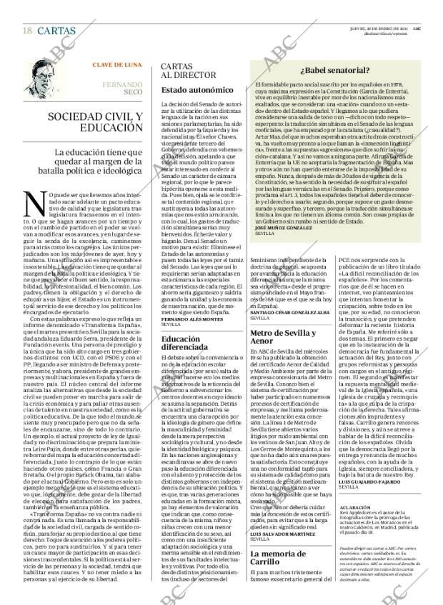 ABC SEVILLA 20-01-2011 página 18