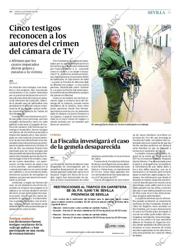 ABC SEVILLA 20-01-2011 página 31