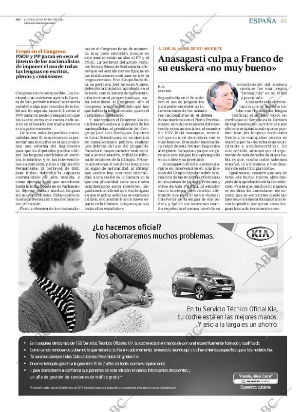 ABC SEVILLA 20-01-2011 página 49