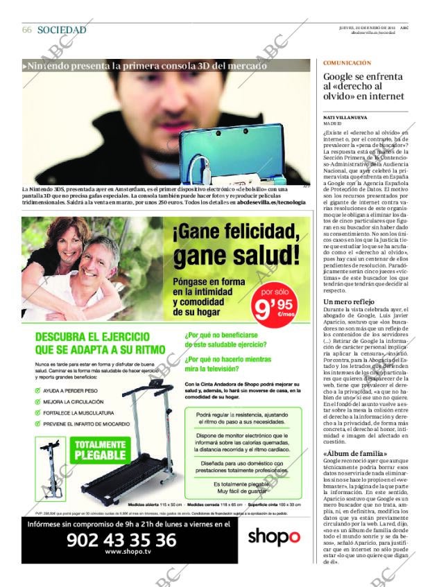 ABC SEVILLA 20-01-2011 página 66