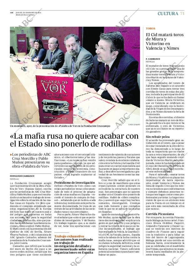 ABC SEVILLA 20-01-2011 página 71